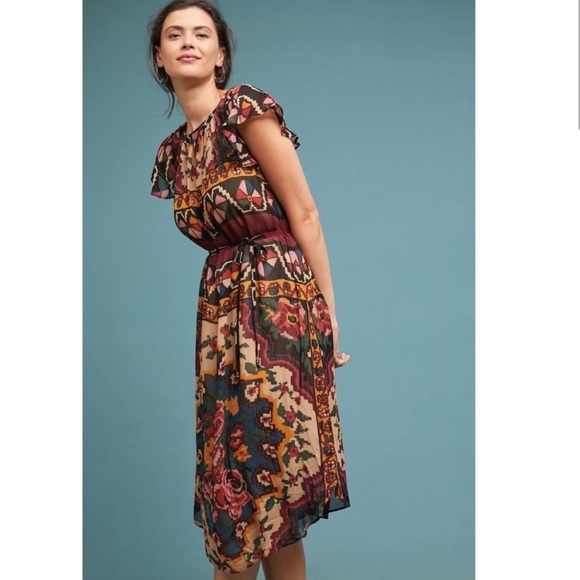 Anthropologie “Akemi + Kin” Mosaic Midi Dress - Picture 2 of 7